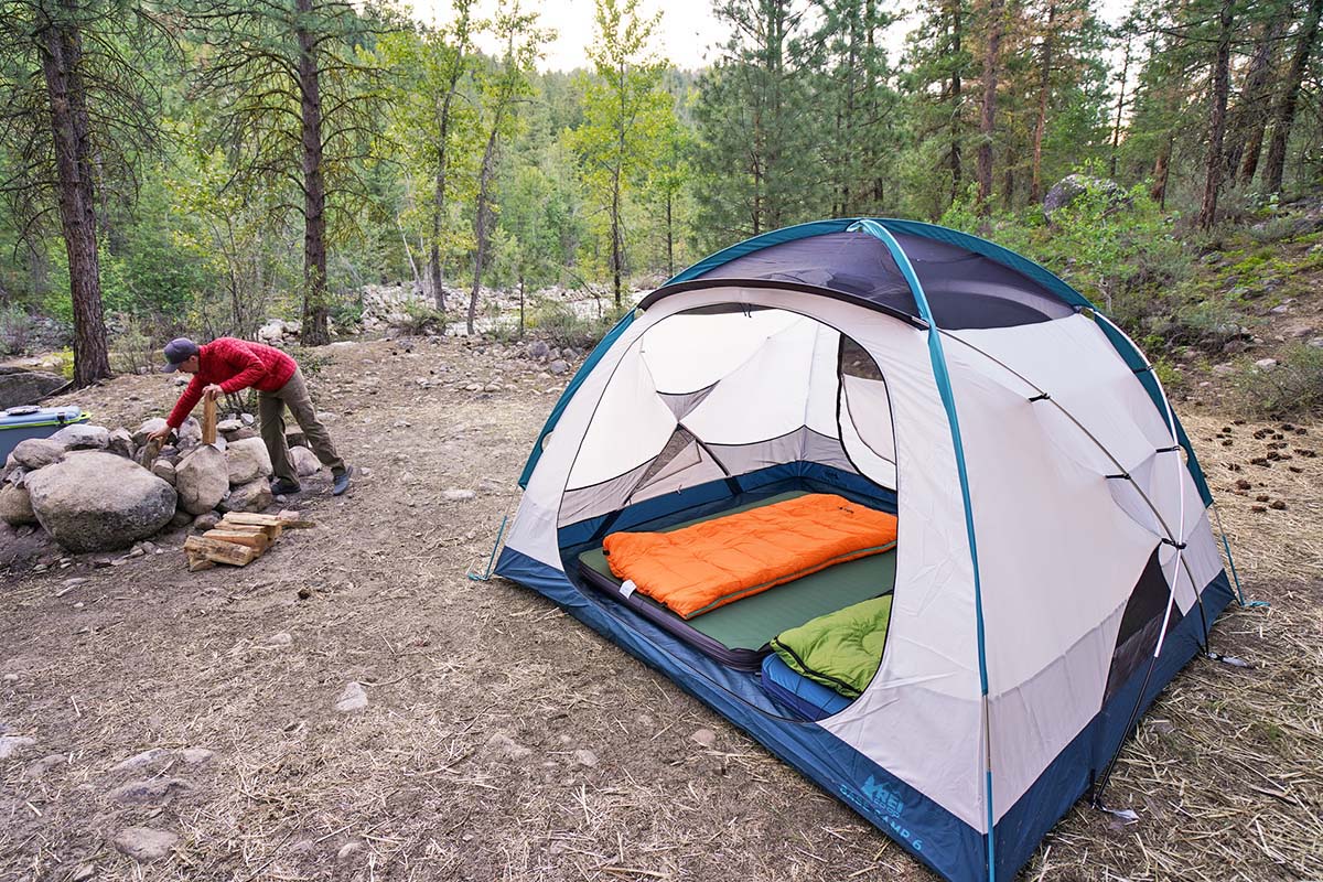 REI Co-op Base Camp 6 Tent (interior)